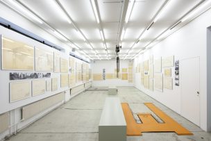 Blick in die Ausstellung «Ulrich Müther. Schalenkonstruktionen», 2008/03 © Bild: Dominic Ott
